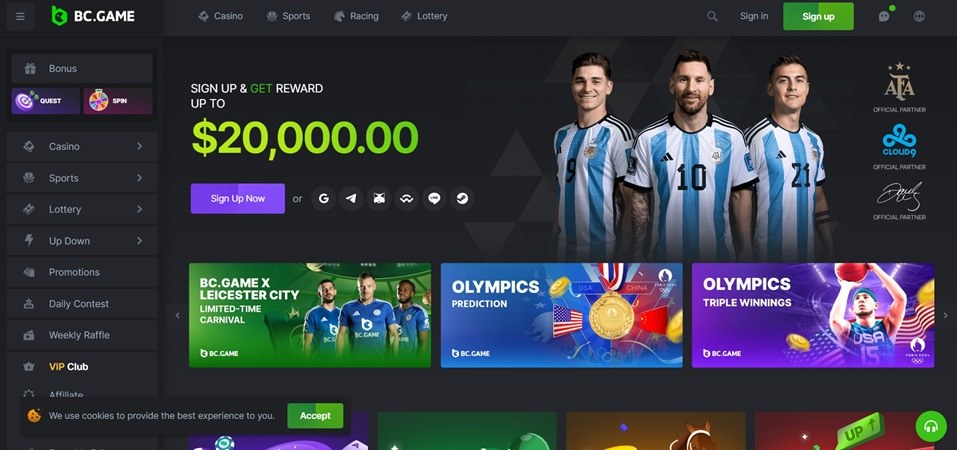 BC-Game &Kappa;&alpha;&zeta;ί&nu;&omicron; Online