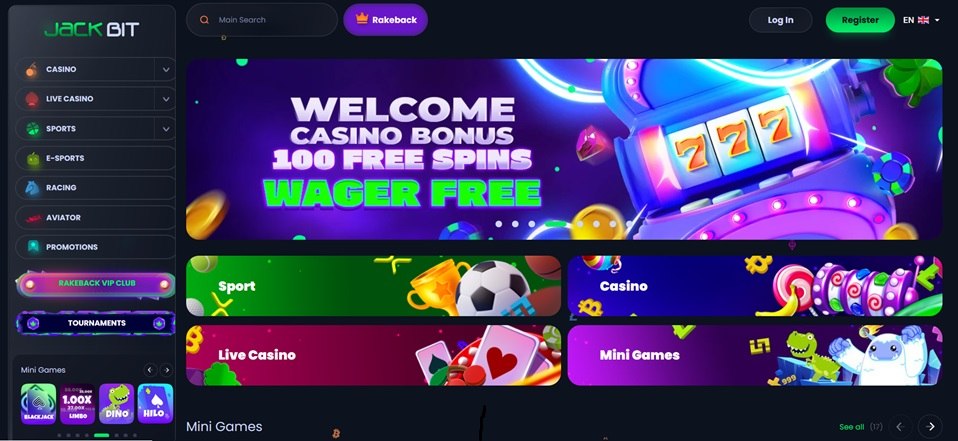 Jackbit &Kappa;&alpha;&zeta;ί&nu;&omicron; Online